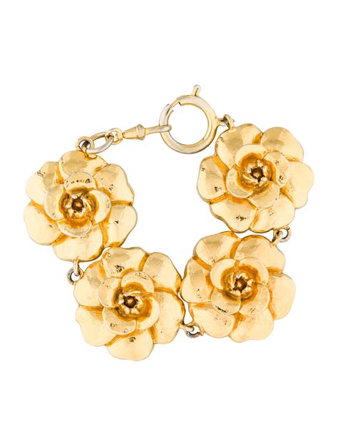 chanel camellia bracelet price|Chanel flower necklace.